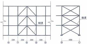 钢支撑布置