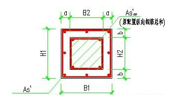 加大截面抗震加固法